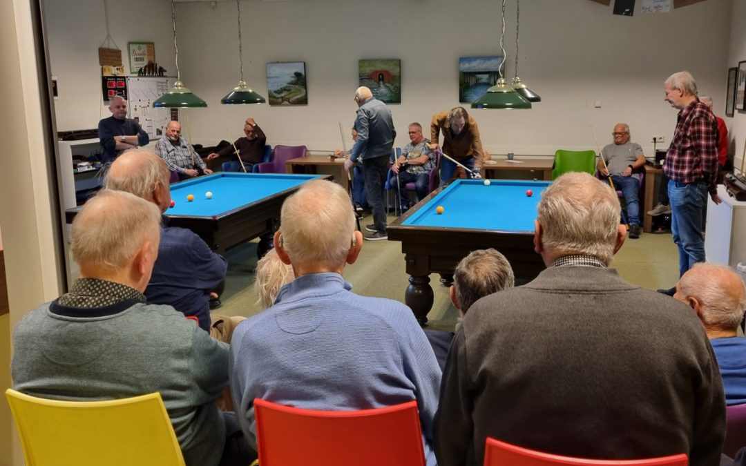 Biljarten in de Veluvine middels koppelwedstrijden