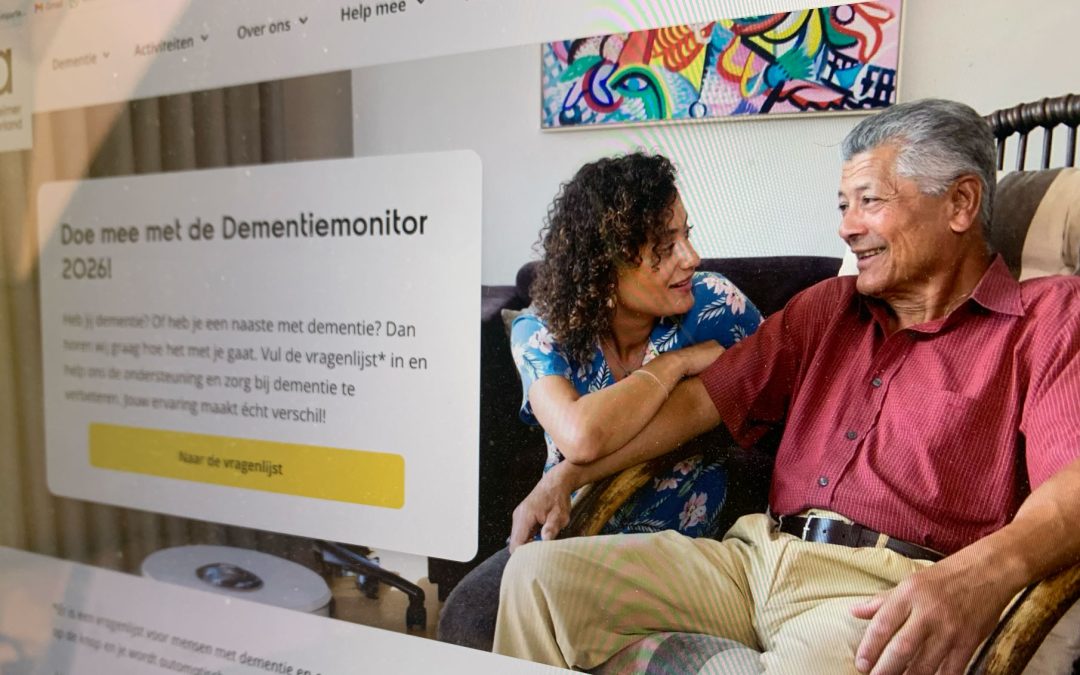 Dementiemonitor 2026 ~ Doe mee en verbeter de zorg